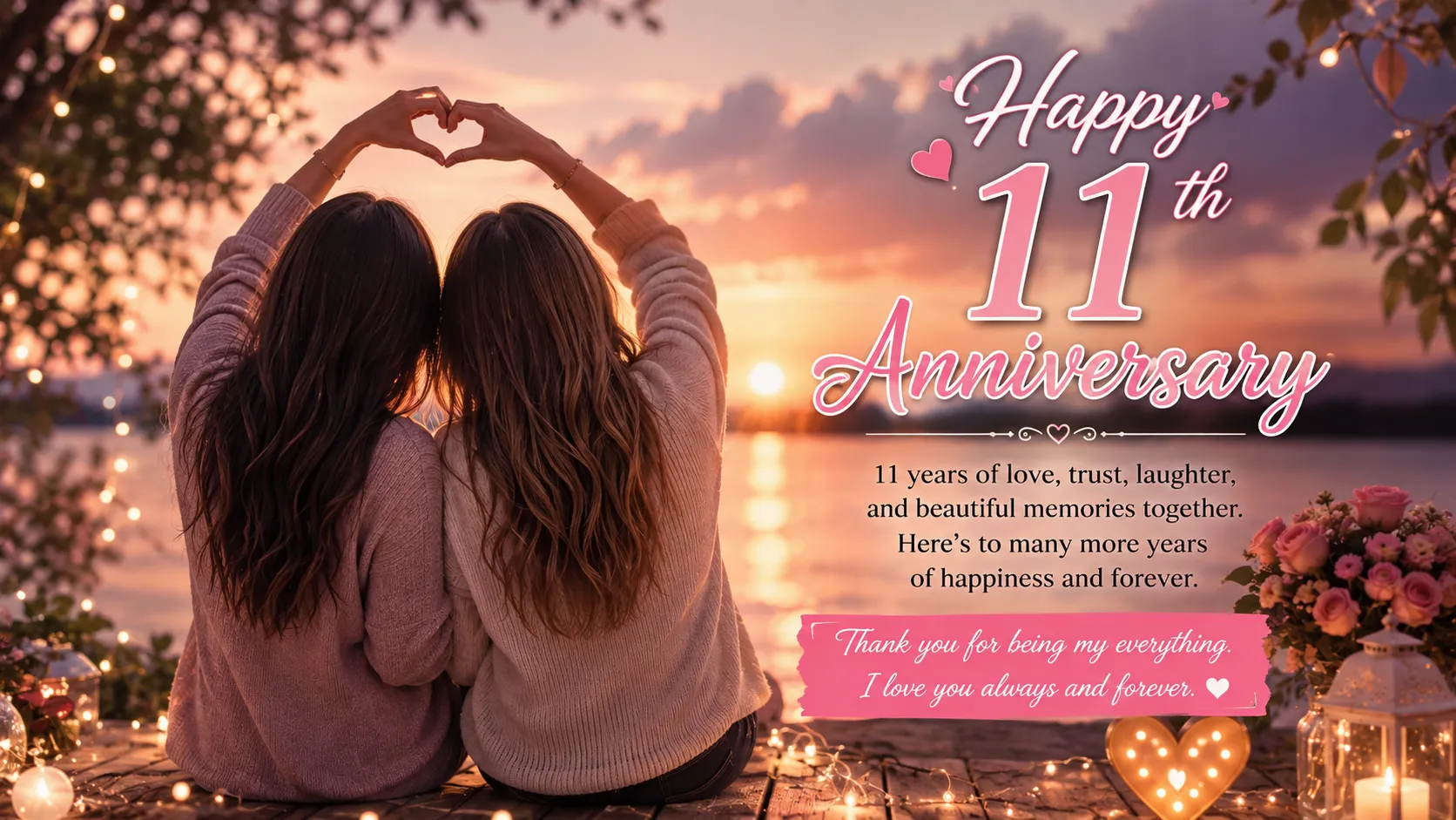 11th Anniversary Wishes