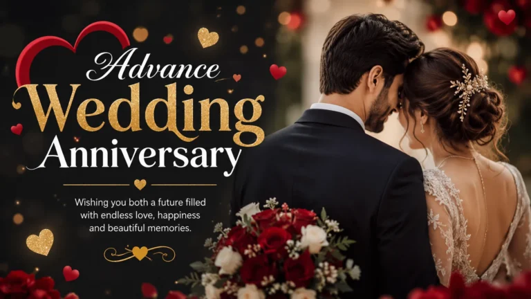 Advance Wedding Anniversary