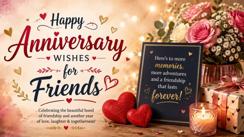 Anniversary Wishes for Friends