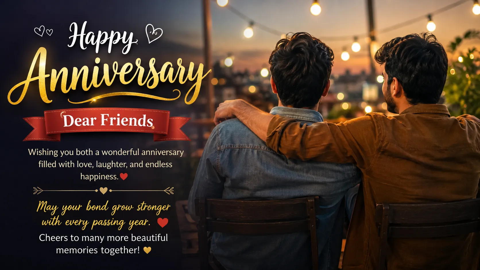 Anniversary Wishes for Friends 2
