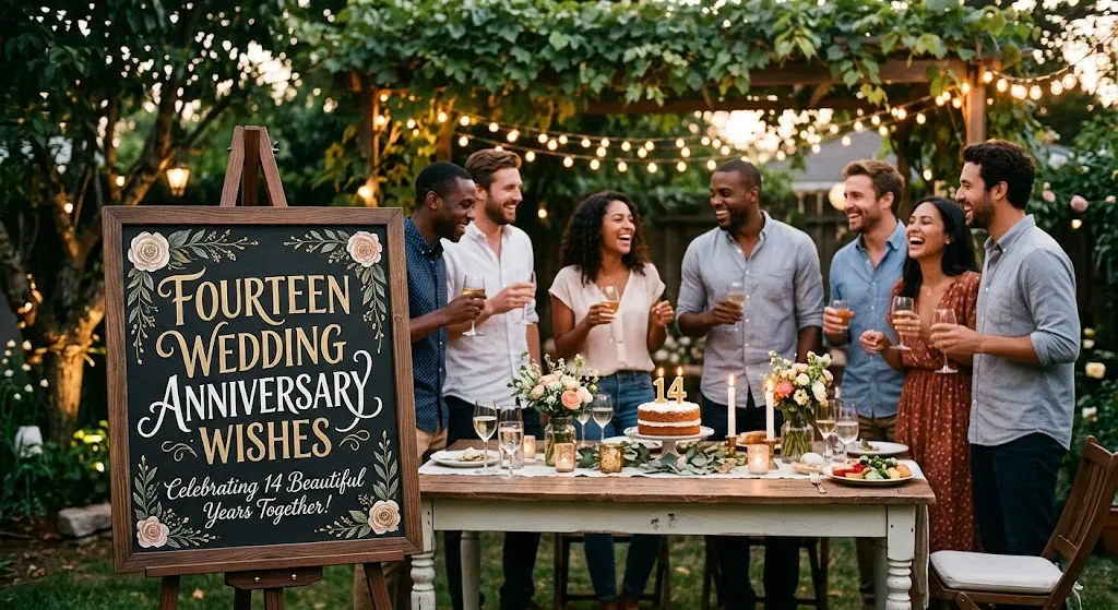 Forteen Wedding Anniversary Wishes centre (2)