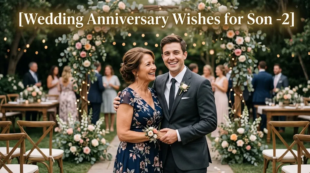 Wedding Anniversary Wishes for Son -2 center (1)