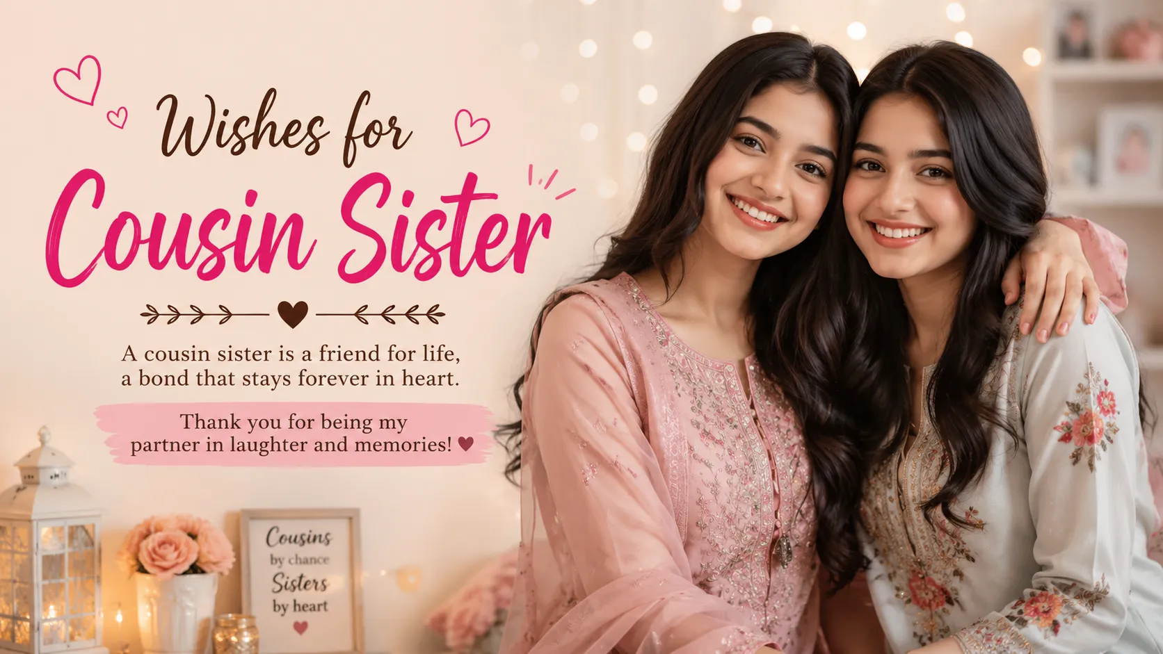 Wishes for Cousin Sister