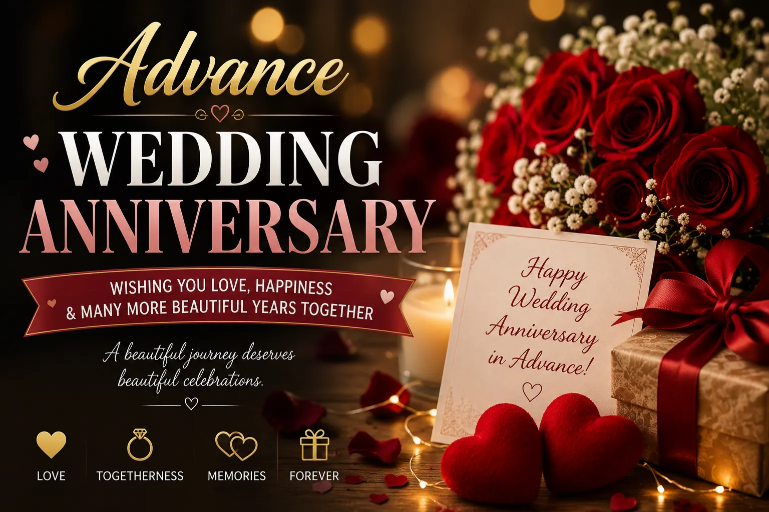 Advance Wedding Anniversary