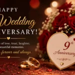 9th wedding anniversary wishes
