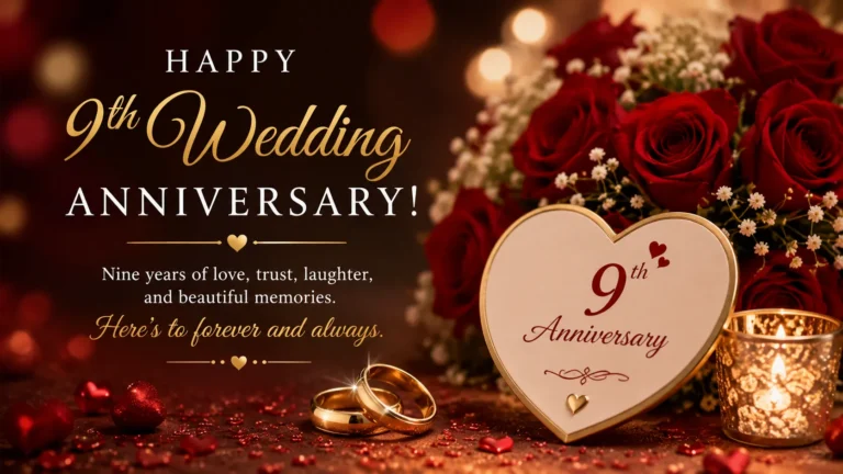 9th wedding anniversary wishes