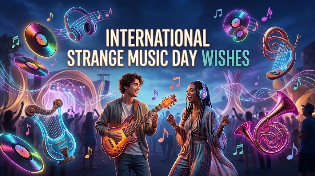 International Strange Music Day Wishes