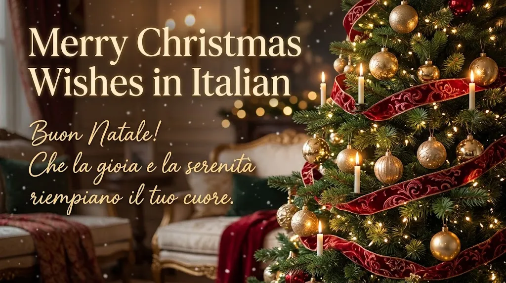 Merry Christmas Wishes In Italian