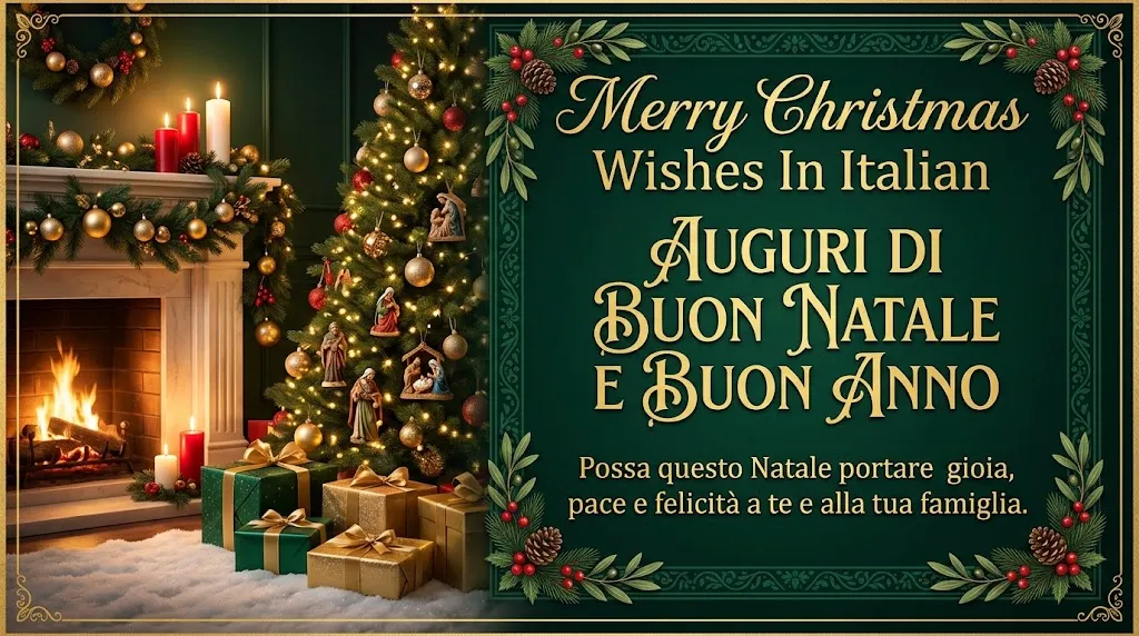 Merry Christmas Wishes In Italian