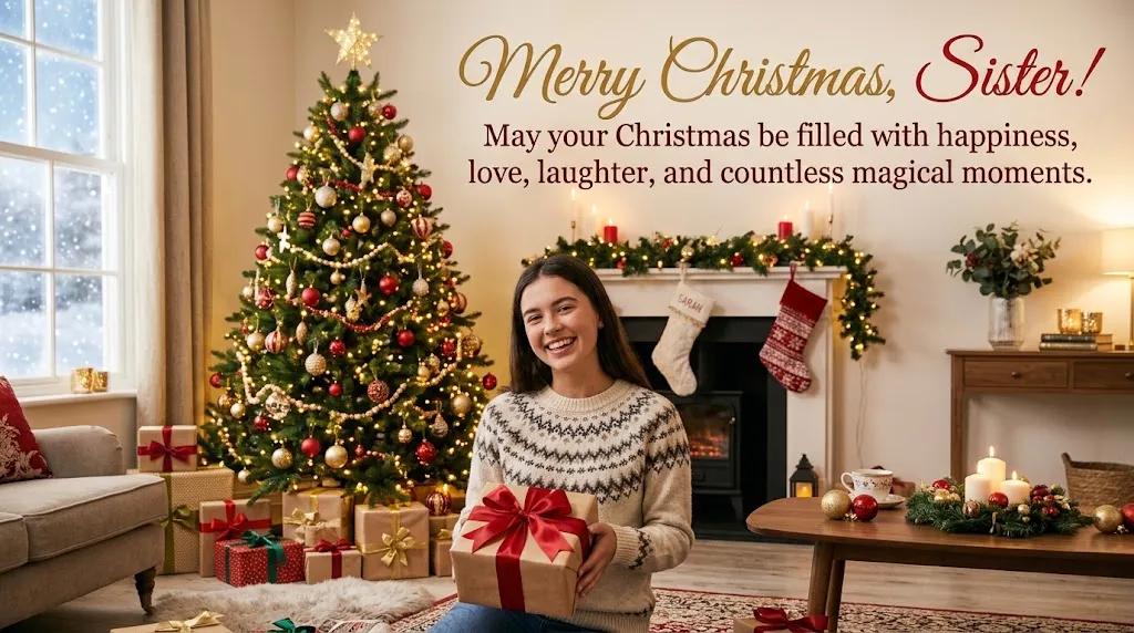 ChristmasWishes For Sister