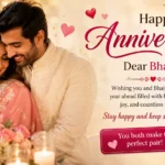 Anniversary Wishes for Bhabhi