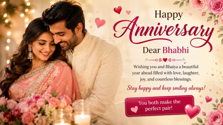 Anniversary Wishes for Bhabhi