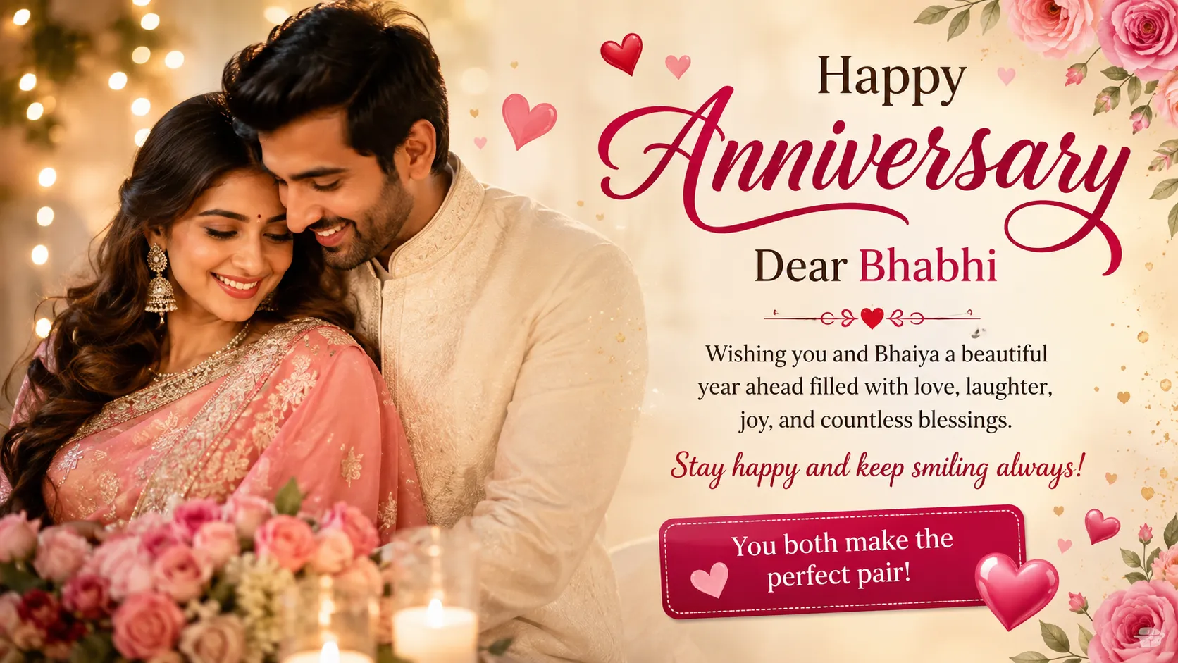 Anniversary Wishes for Bhabhi