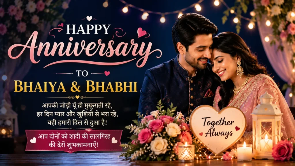 Anniversary Wishes for Bhaiya Bhabhi ceneter (1)