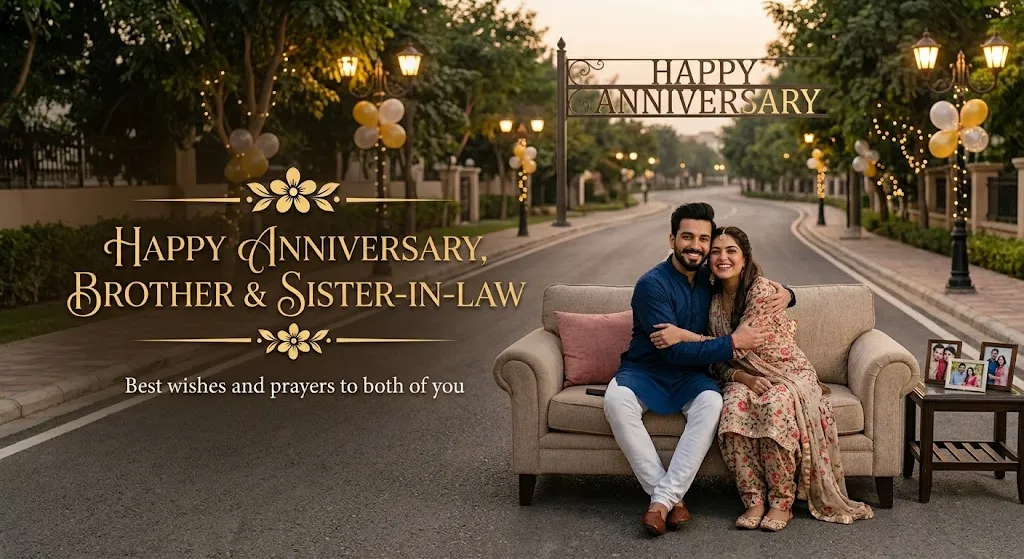 Anniversary Wishes for Bhaiya and Bhabhi center (1)