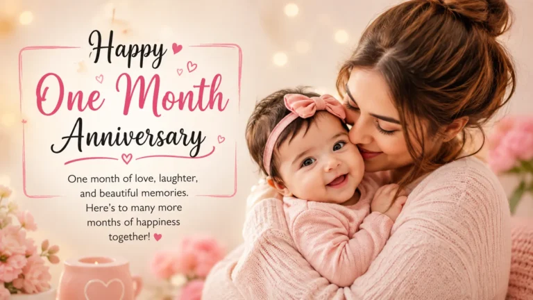 One Month Anniversary Wishes