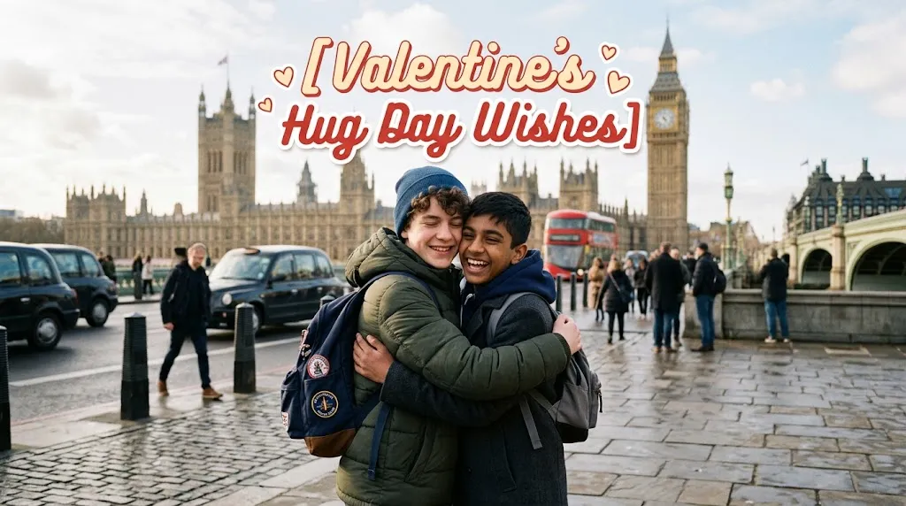 Valentine’s Hug Day Wishes