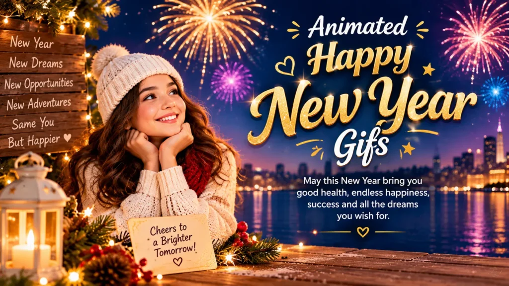 Animated Happy New Year Gifs center (2)