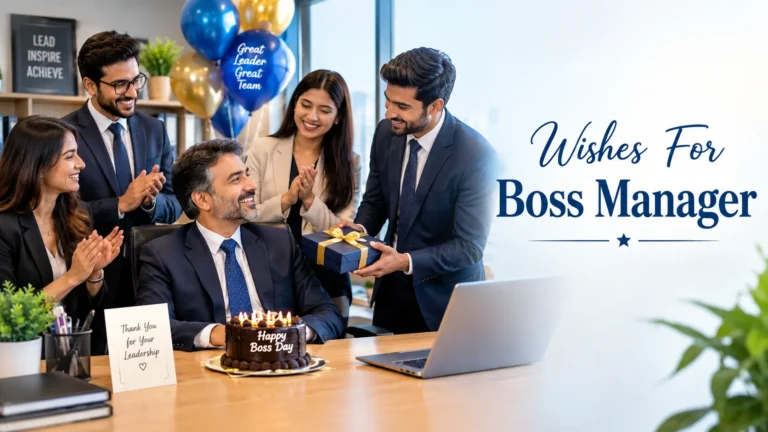 Wishes For Boss Manager