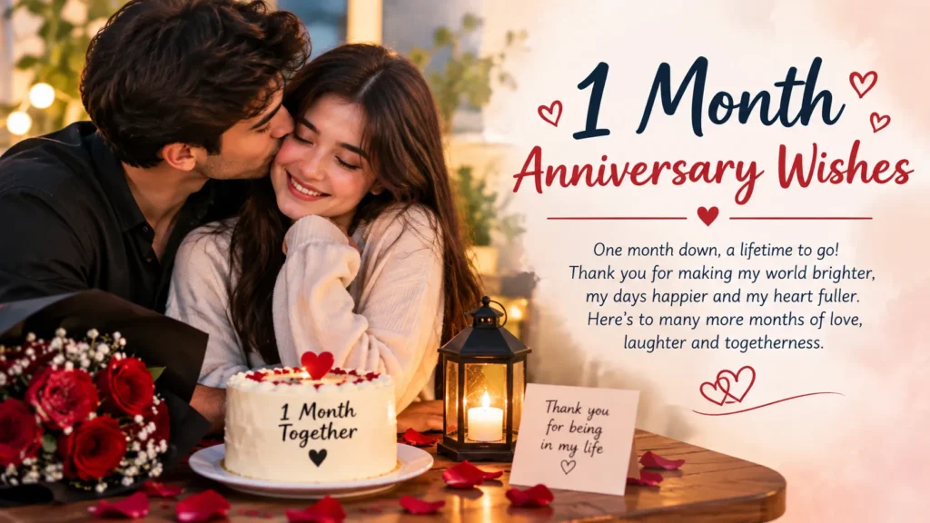 1 Month Anniversary Wishes center (2)
