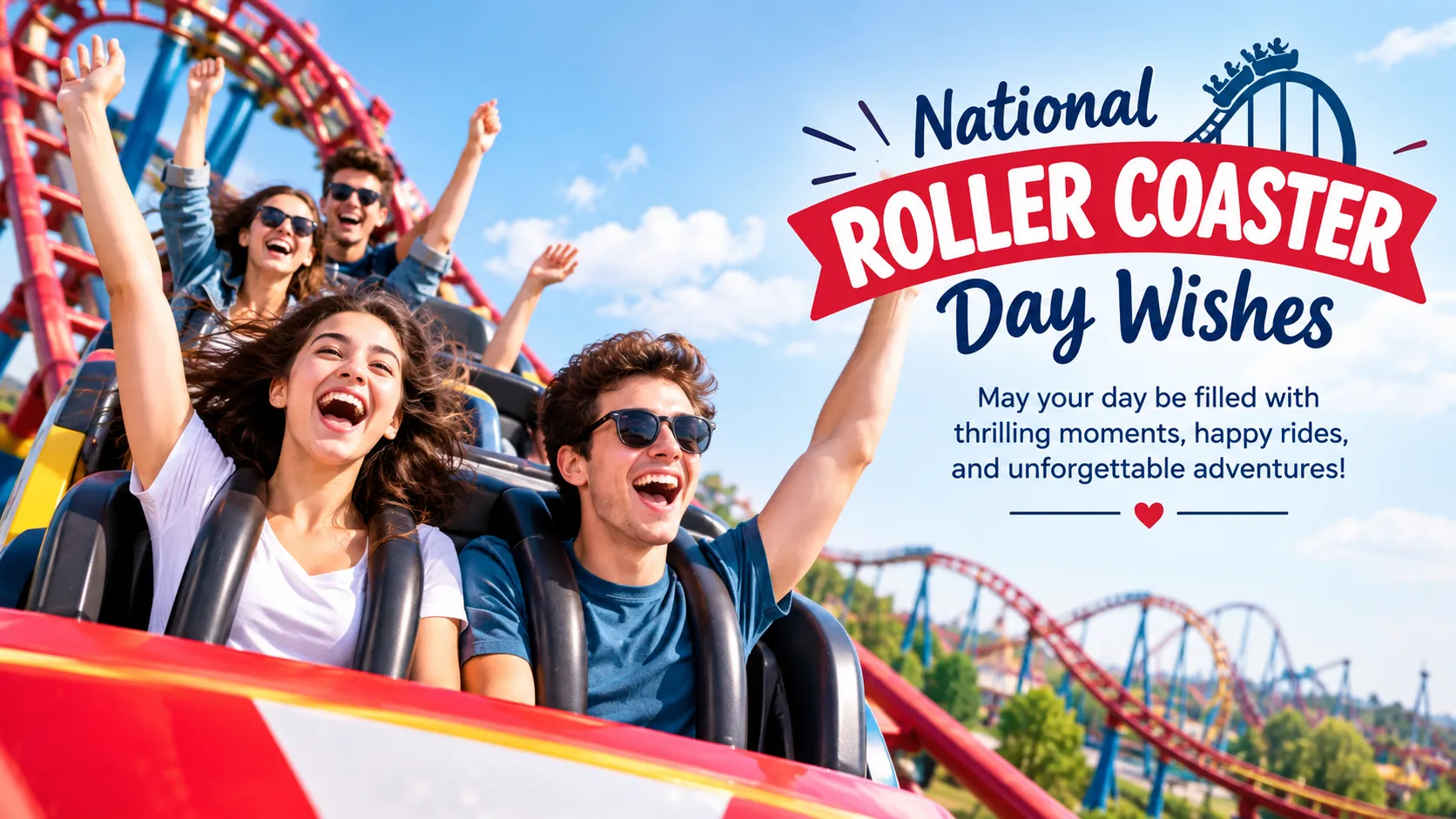 National Roller Coaster Day Wishes