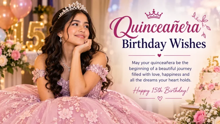 Quinceanera Birthday Wishes