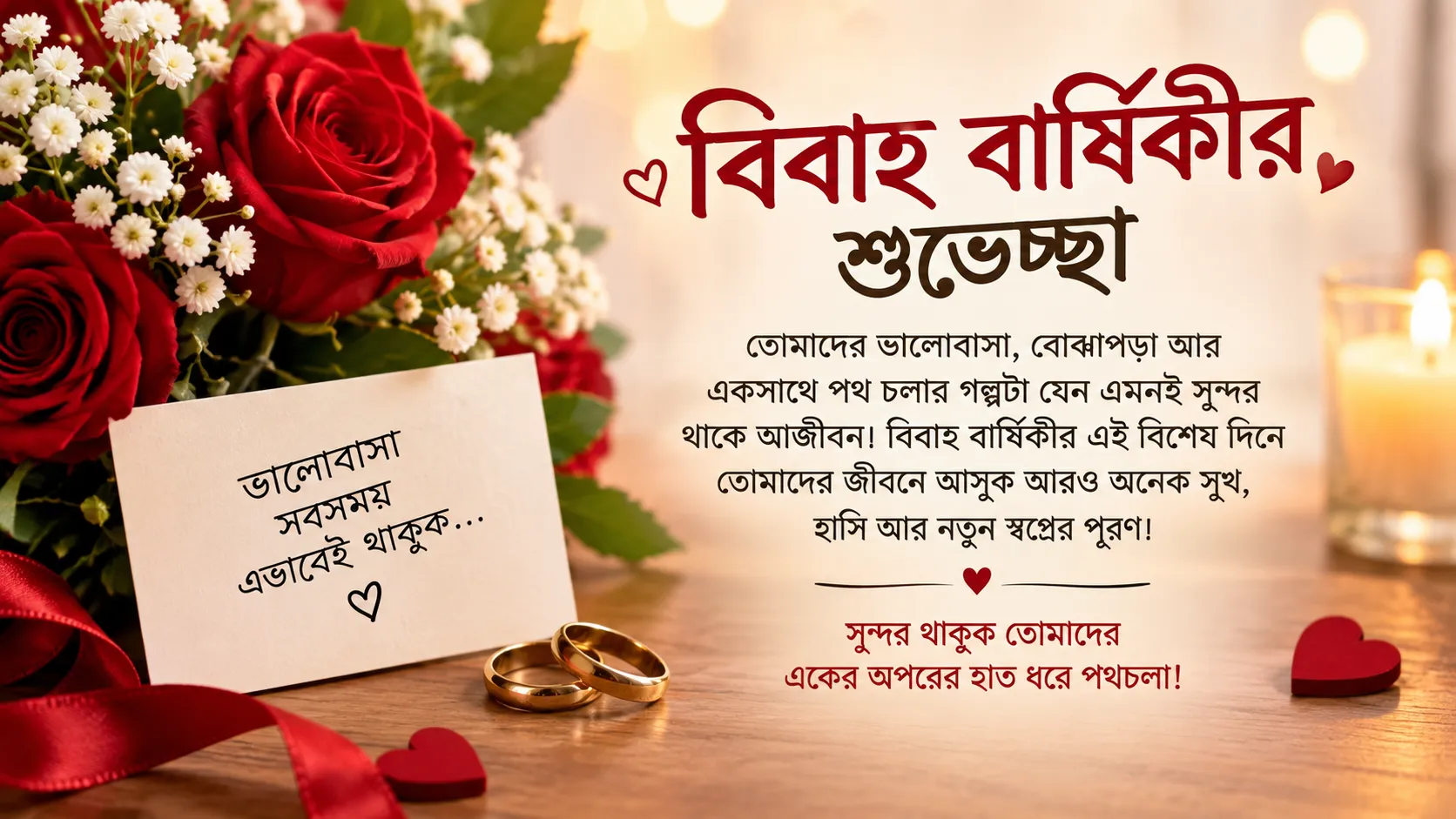 Anniversary Wishes In Bengali