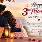 3rd Marriage Anniversary Wishes
