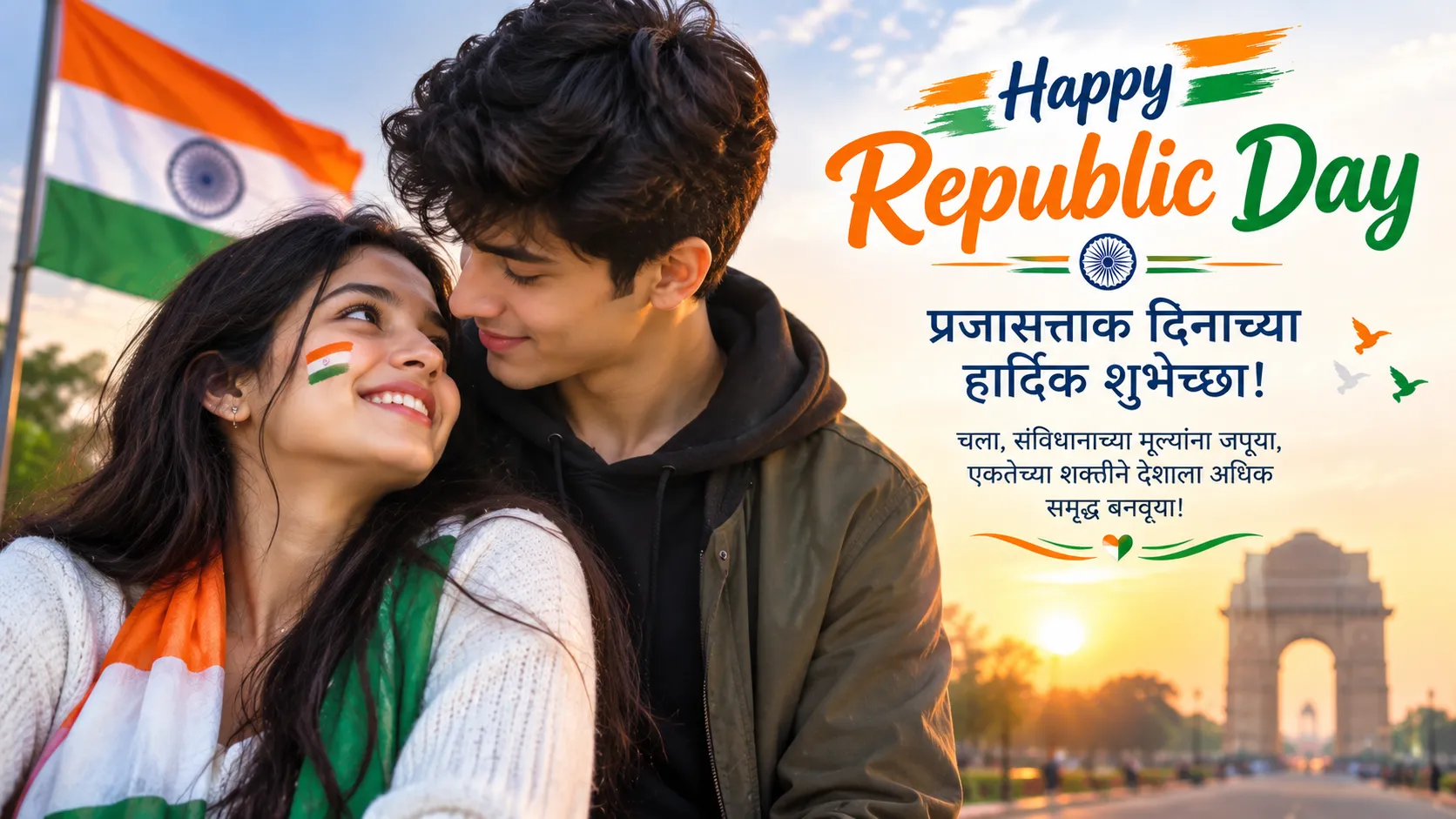 Republic Day Wishes in Marathi