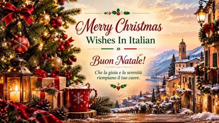 Merry Christmas Wishes In Italian