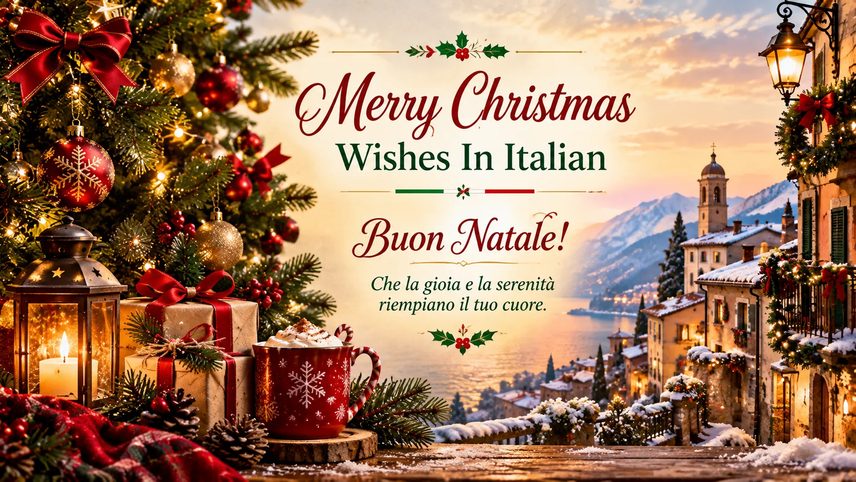 Merry Christmas Wishes In Italian