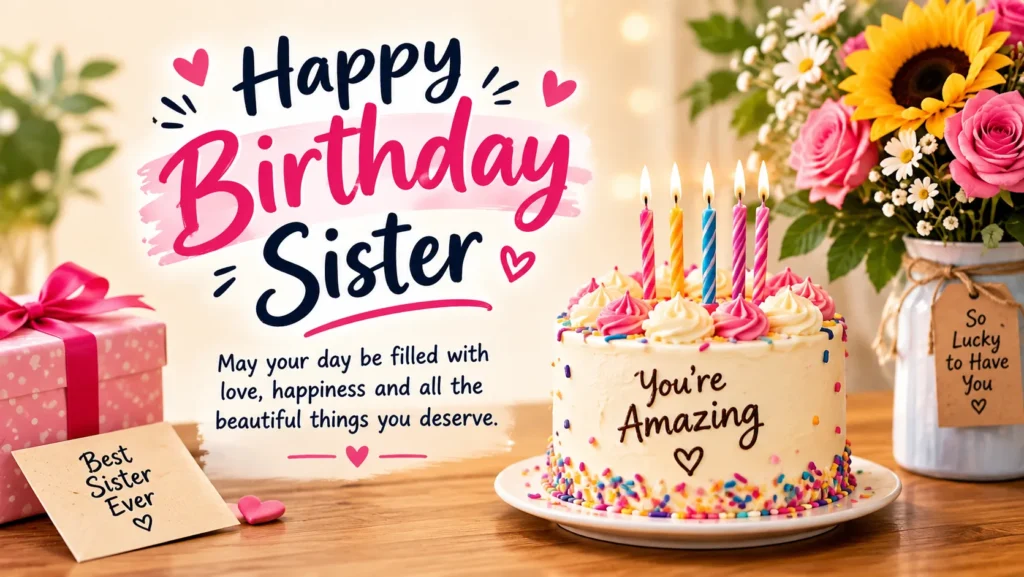  Happy Birthday Sister Images center (2)