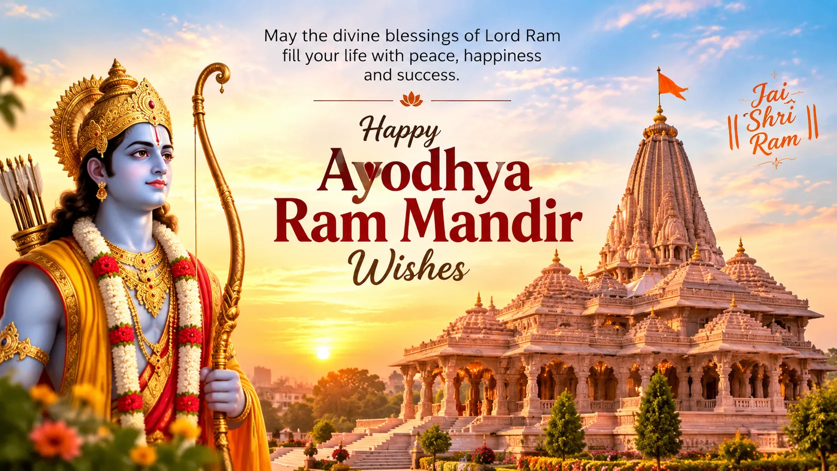 Ayodhya Ram Mandir Wishes