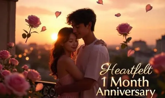 1 Month Anniversary Wishes center (1)