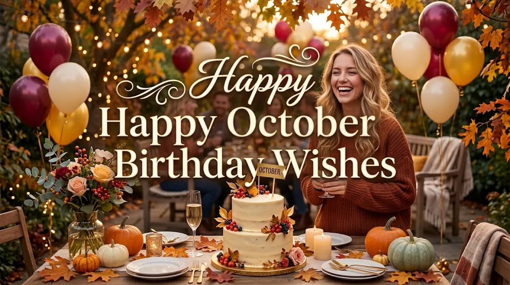 Happy October Bairthday Wishes