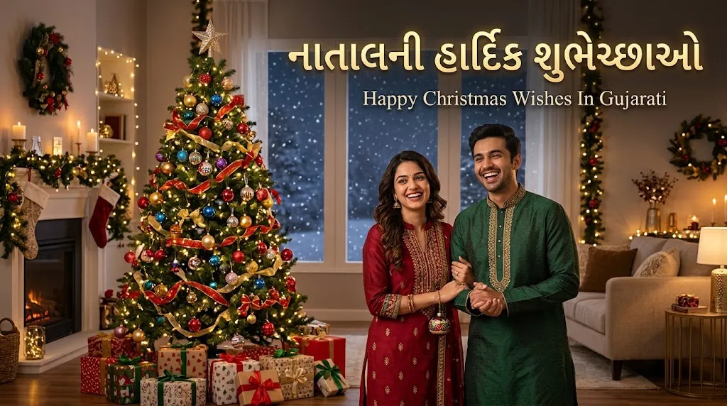Happy Christmas Wishes In Gujarati