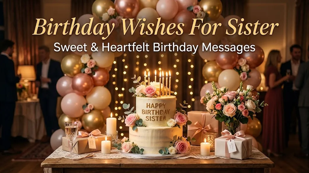 Birthday Wishes For Sister