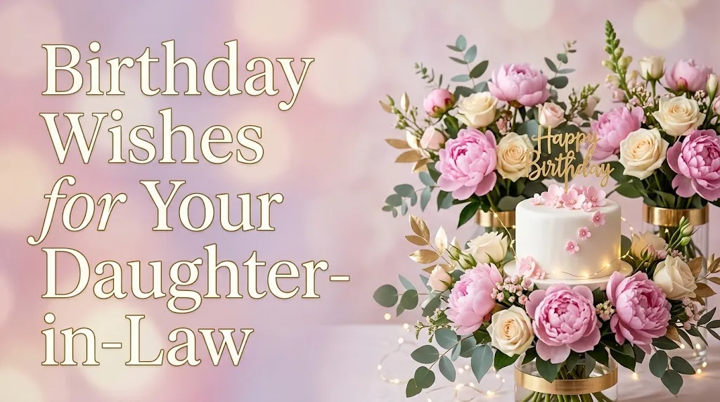 Birthday Wishes Your Daughter In Law