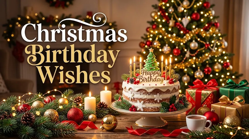 Christmas Birthday Wishes