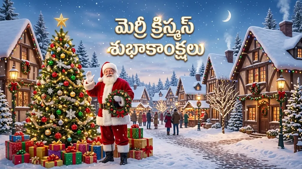 Christmas Wishes In Telugu