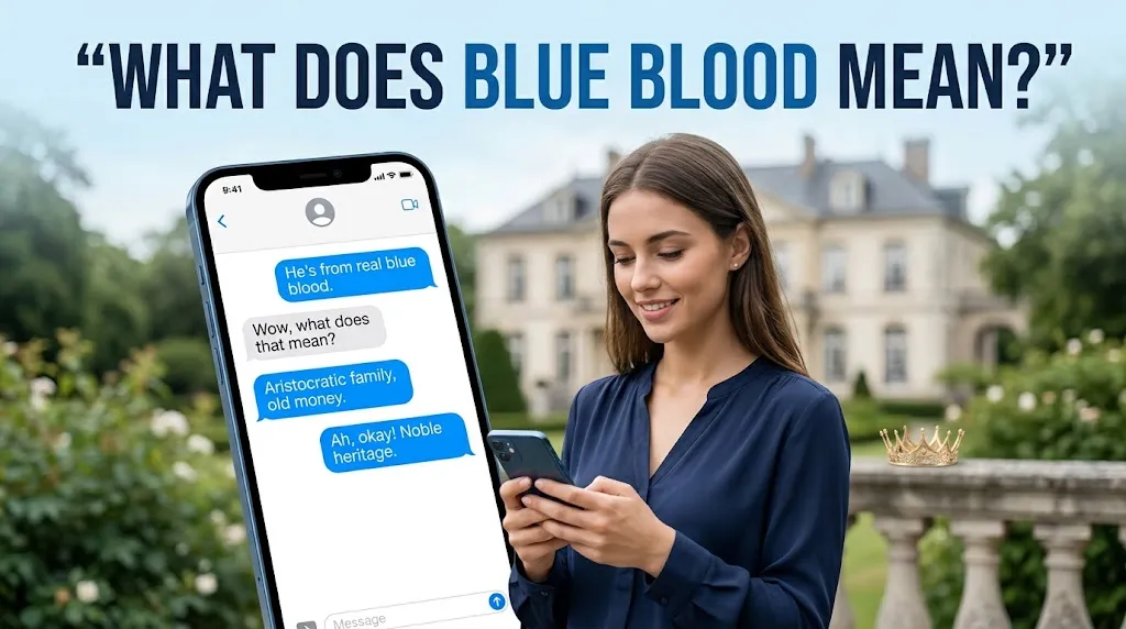 Blue Blood Meaning In Text
