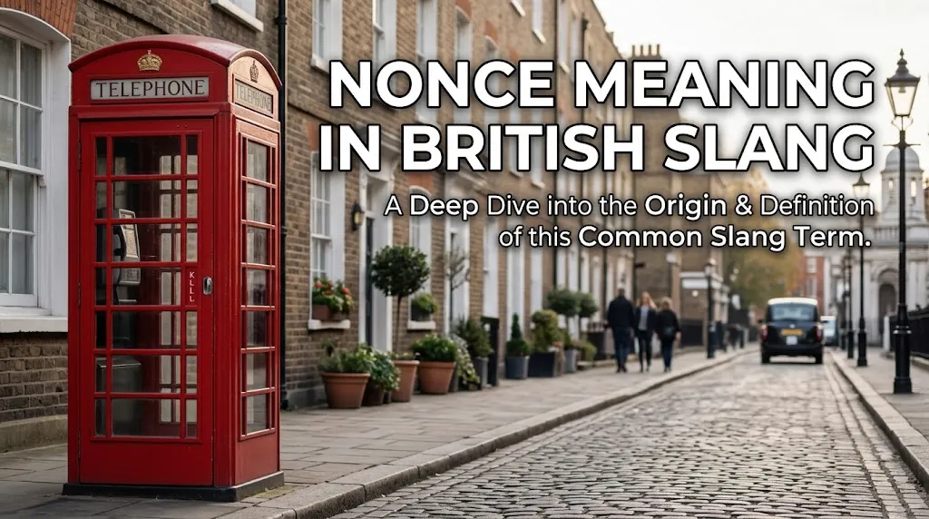 Nonse Meaning British Slang