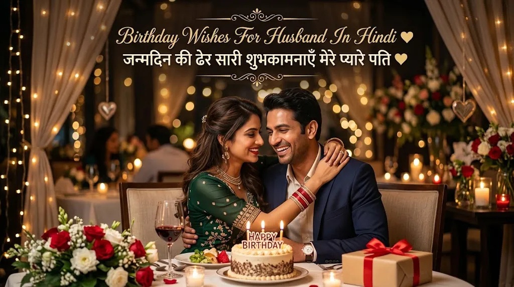 Birthday Wishes For Husband In Hindi