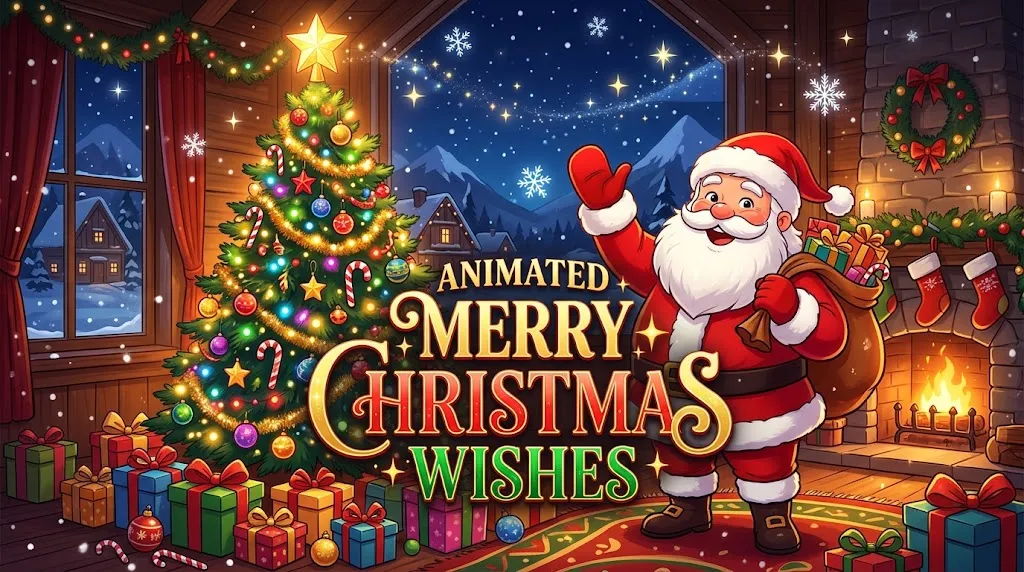 Animated Merry Christmas Wishes