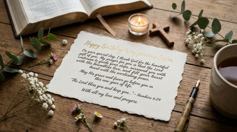 Heartfelt Christian Birthday Wishes For Sister