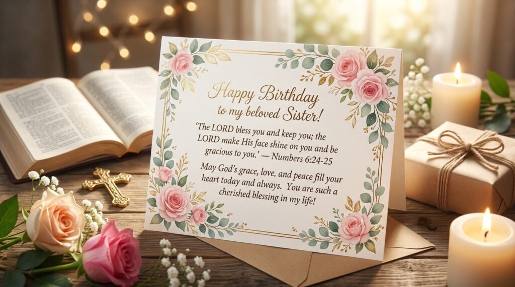 Heartfelt Christian Birthday Wishes For Sister