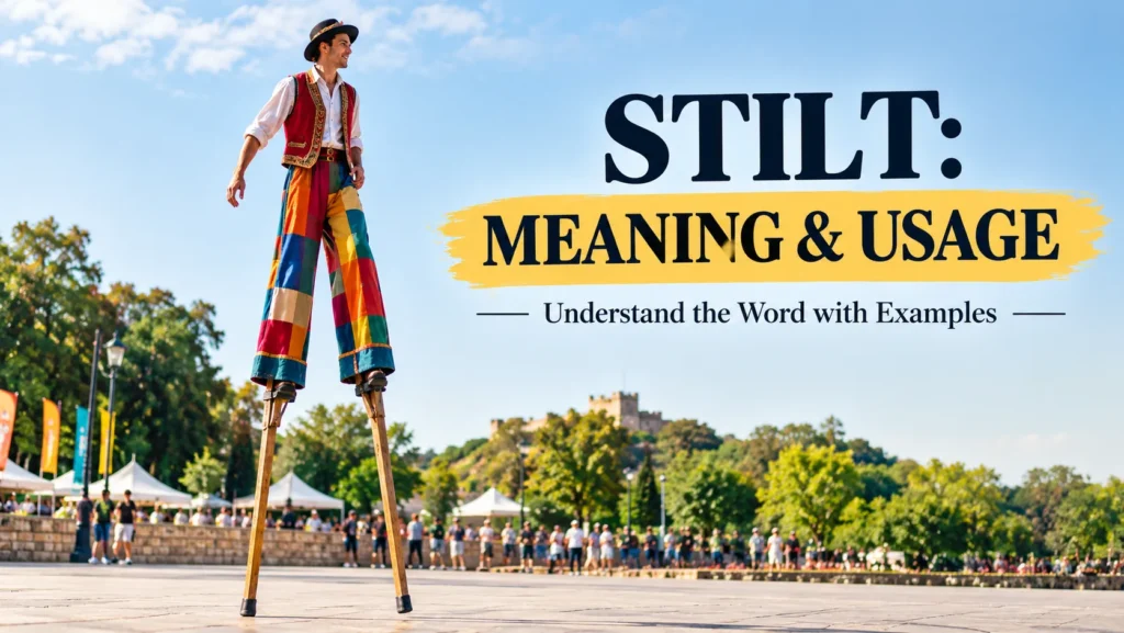 Stilt Meaning
