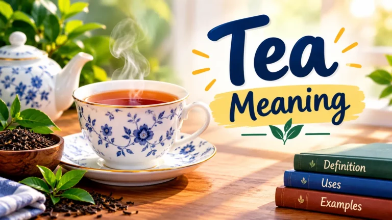 Tea Meaning