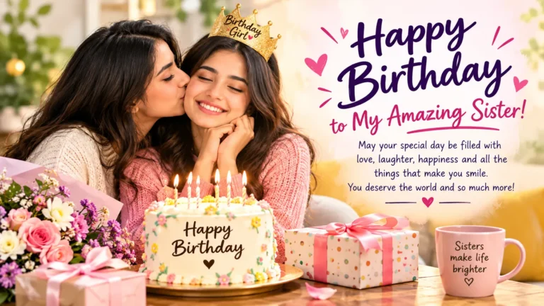Happy Birthday Wishes For A Sister