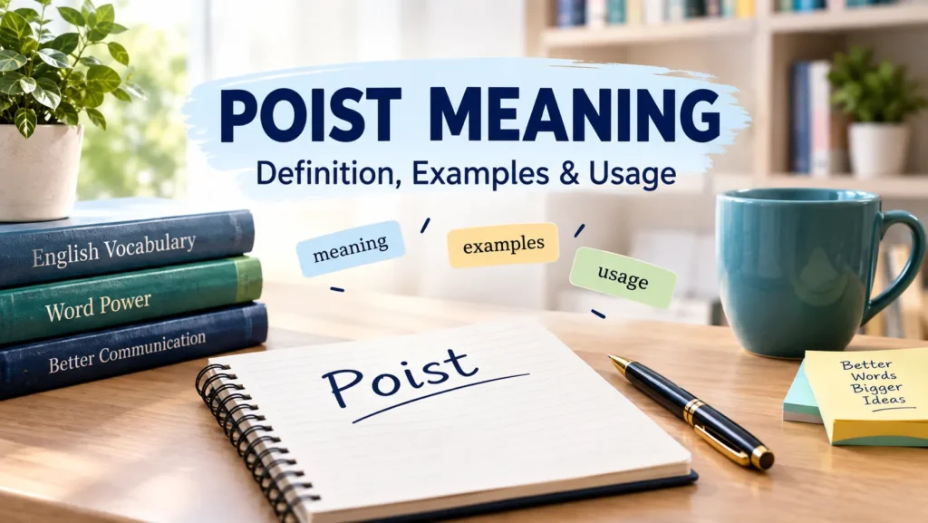 Poist Meaning